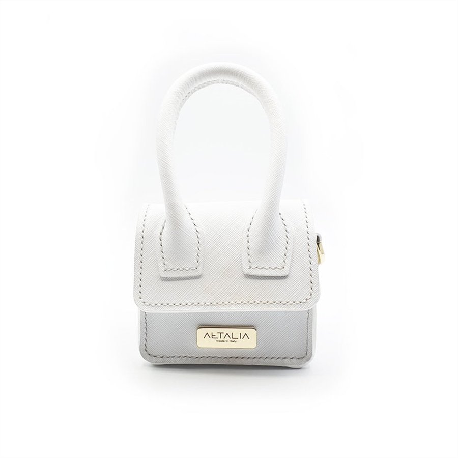 Ilaria Bag - Saffiano Bianco - AETALIA