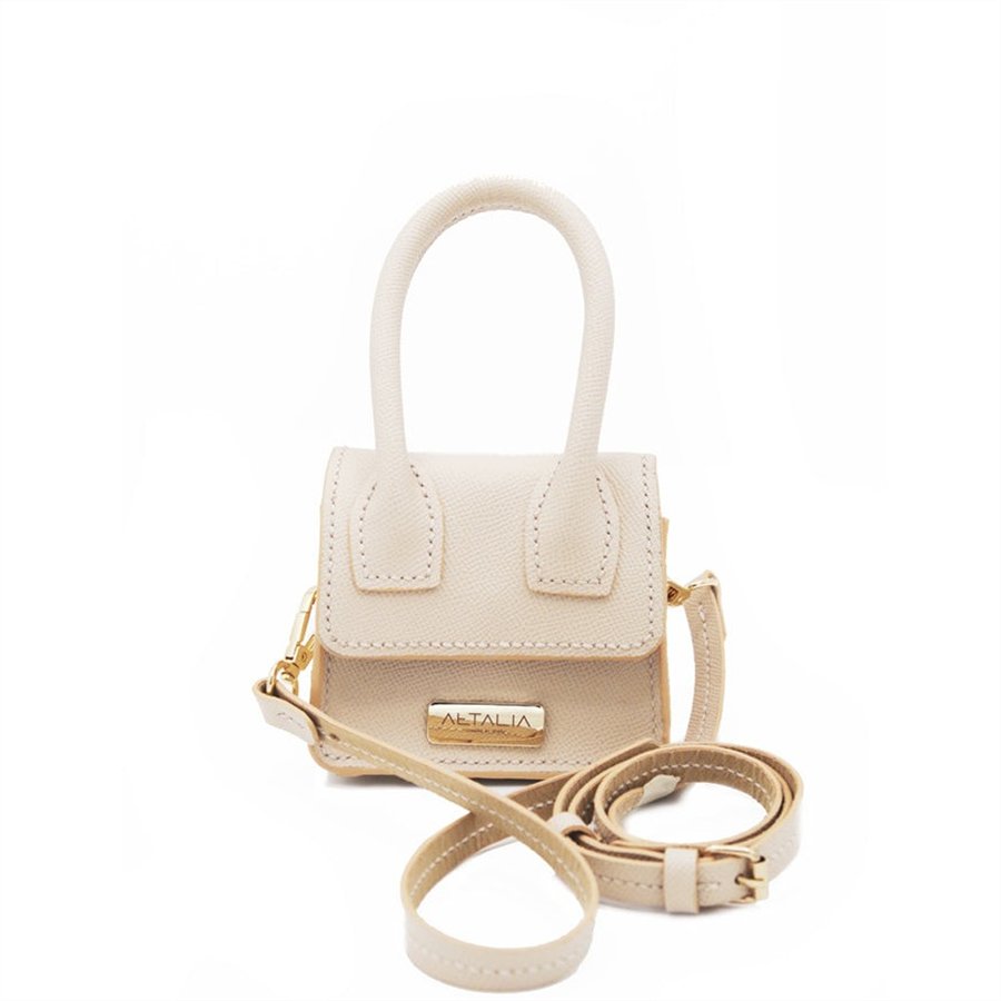 Ilaria Bag - Saffiano Crema - AETALIA