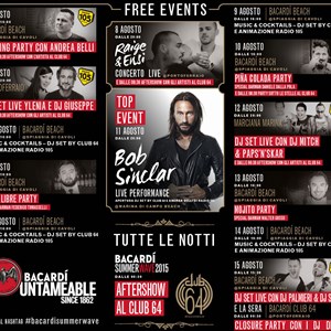 Bacardi Summer Wave 2015 - Special Guest Bob Sinclar