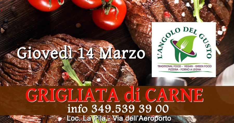 THURSDAY 14 MARCH GRILLED MEAT