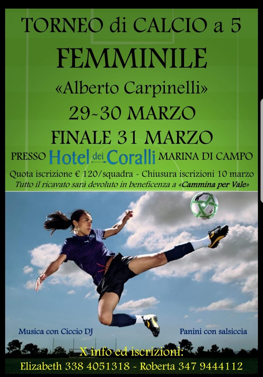 Campo nell'Elba - Women's soccer tournament