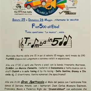 Raduno Fiat 500 con spettacolo piromusicale