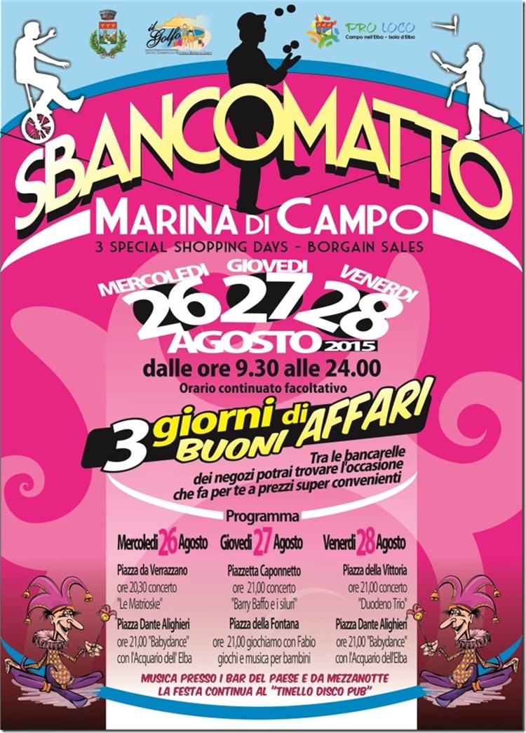 SBANCOMATTO a Marina di Campo