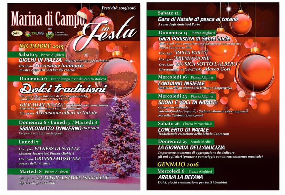 Marina di Campo's Christmas Fest