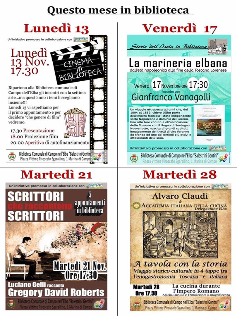 UN MESE IN BIBLIOTECA