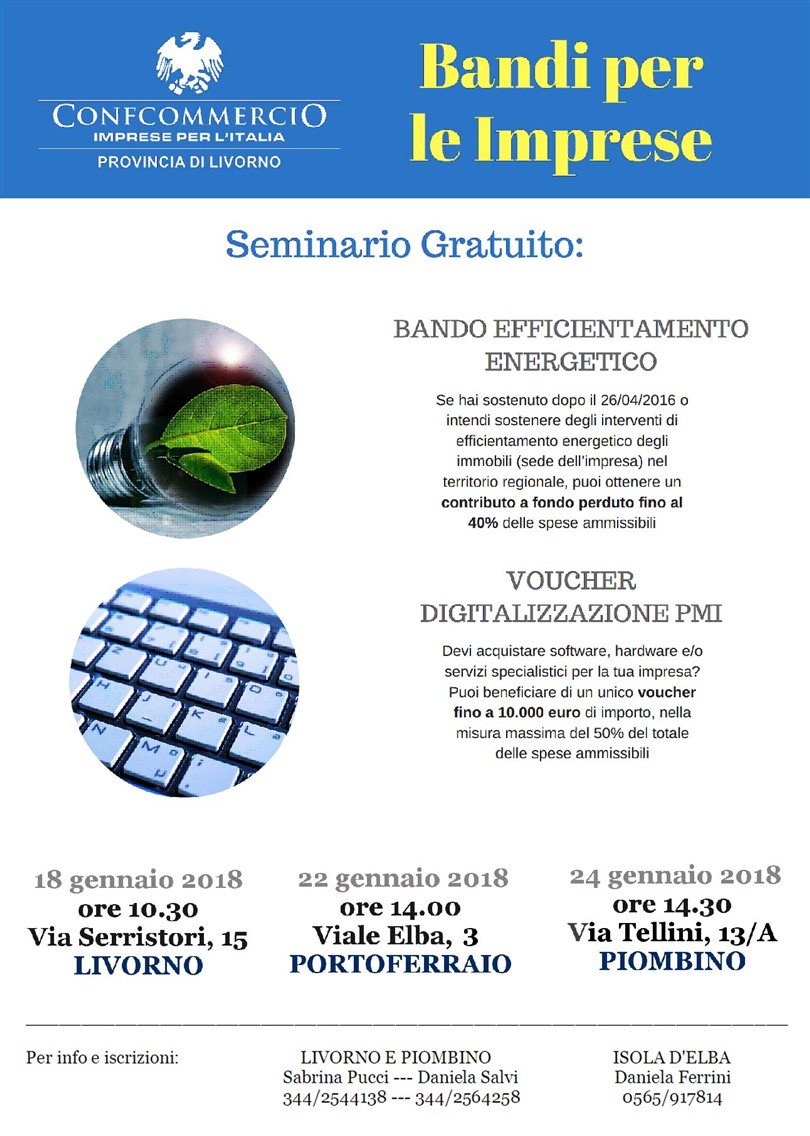 FREE SEMINARY -  CONFCOMMERCIO