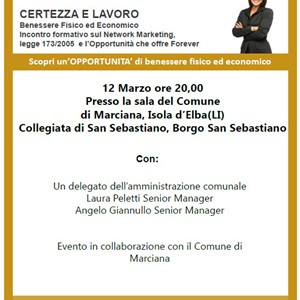 Marciana - Incontro Network Marketing Forever Living