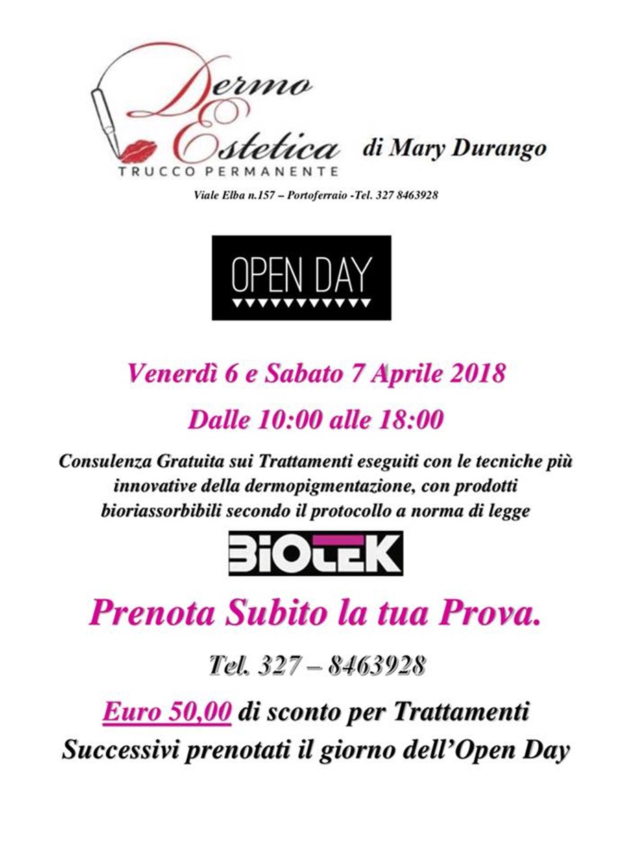 Open Day - Trucco Permanente