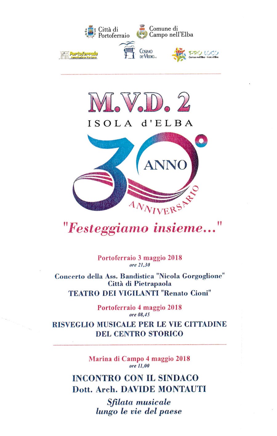30° ANNIVERSARIO MVD