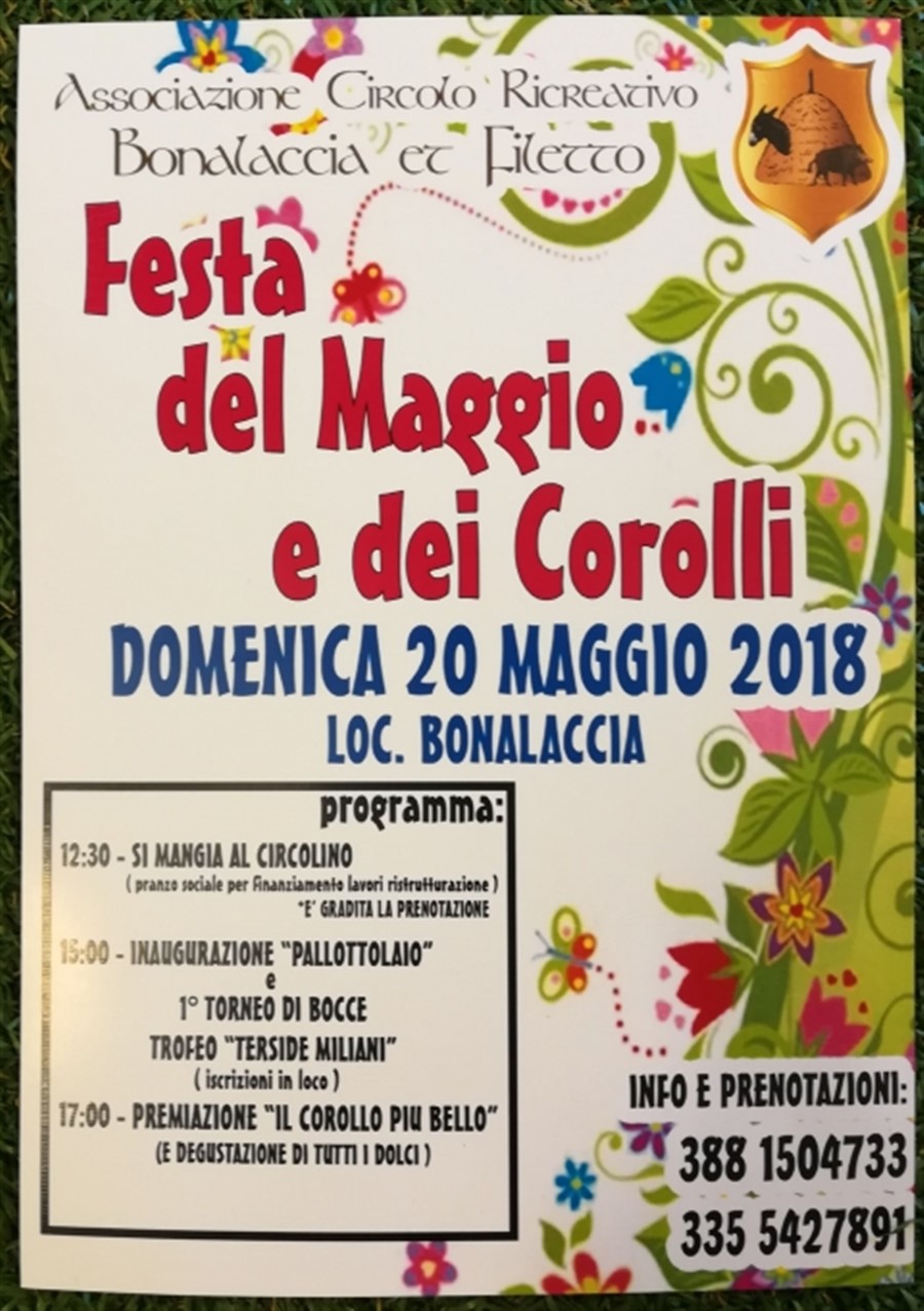 FESTA DEL MAGGIO E DEI COROLLI
