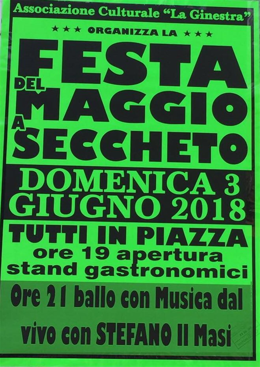 Festa del Maggio - Seccheto