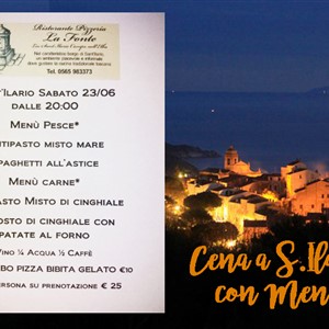 DINNER IN S.ILARIO ... with MENU