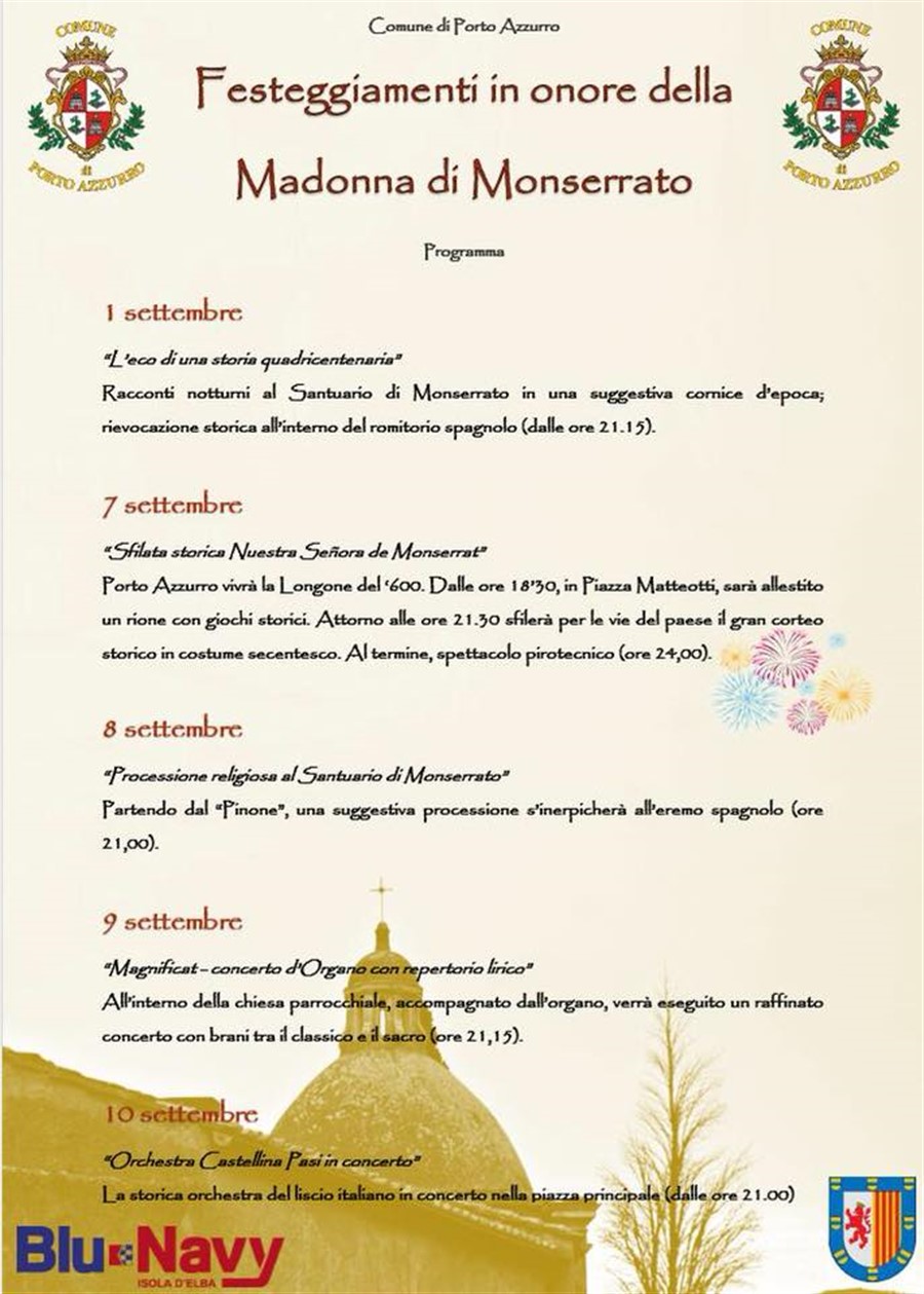 Festeggiamenti in onore della Madonna di  Monserrato