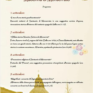 Festeggiamenti in onore della Madonna di  Monserrato