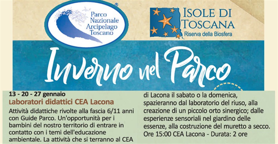 INVERNO NEL PARCO: Laboratori Didattici