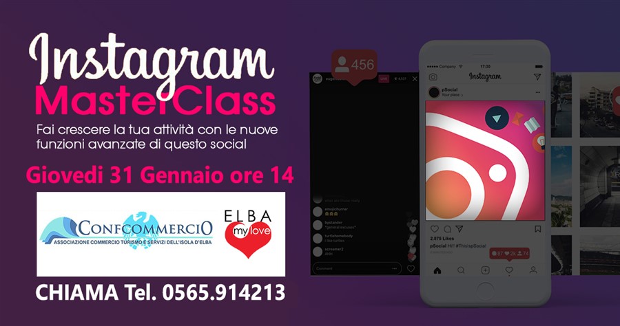 INSTAGRAM MASTER CLASS - Confcommercio ed Elbamylove