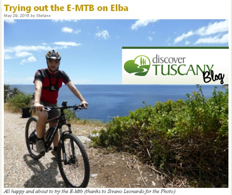 Thanks to Elbamylove, the DISCOVER TUSCANY.com blog talks about E-MTB
