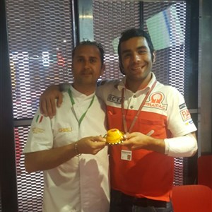 Ghibli hat das Barcelona MotoGP mit Valentino Rossi mit seinen Symphonien