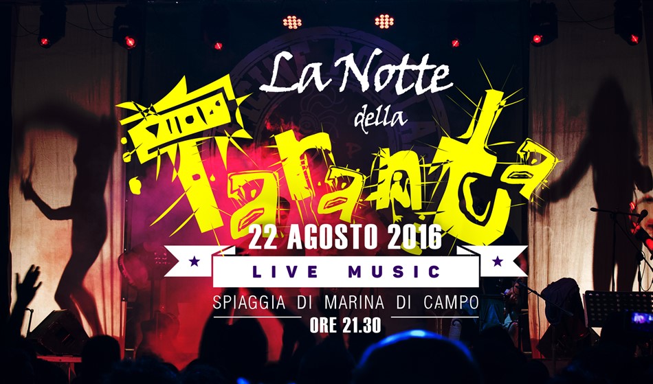 The music of LA TARANTA lands on the beach of Marina di Campo!