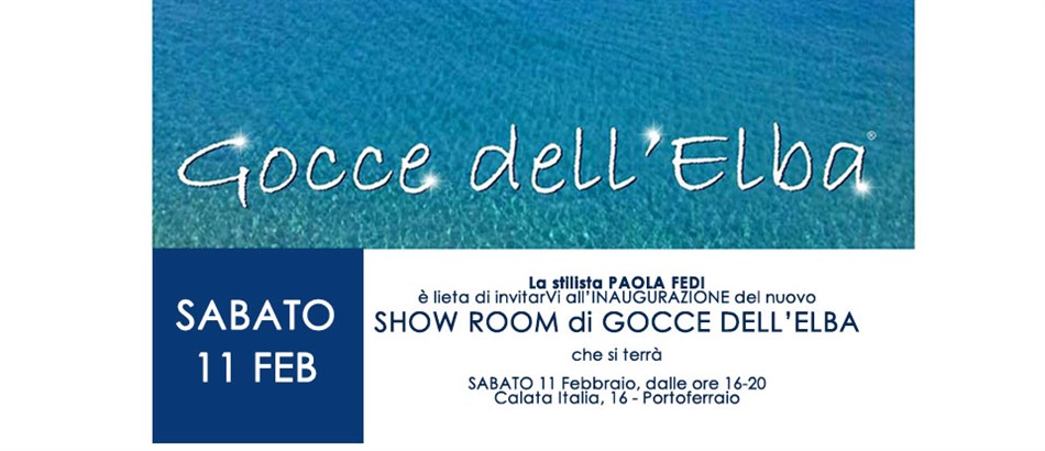 PORTOFERRAIO, GOCCE DELL’ELBA OUVRE SOUS LES ARCADES