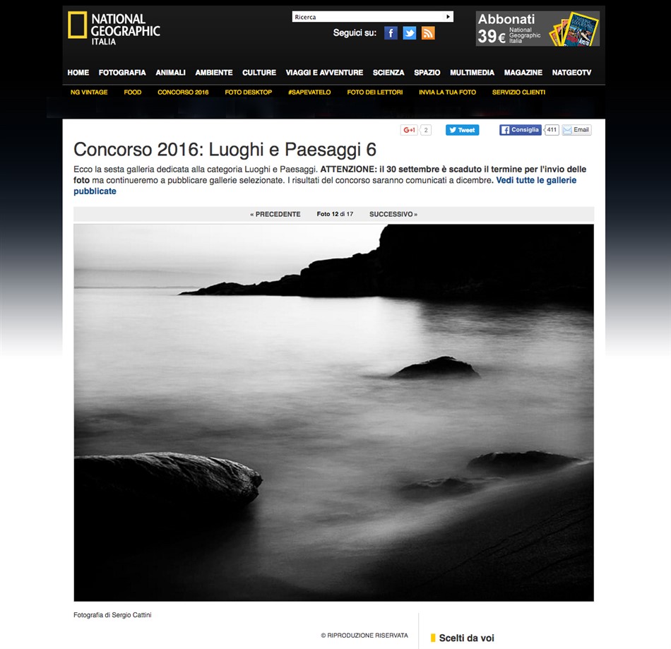 Geschichten von Elba-Liebhabern: Der Fotograf SERGIO CATTINI bringt Elba zu National Geographic