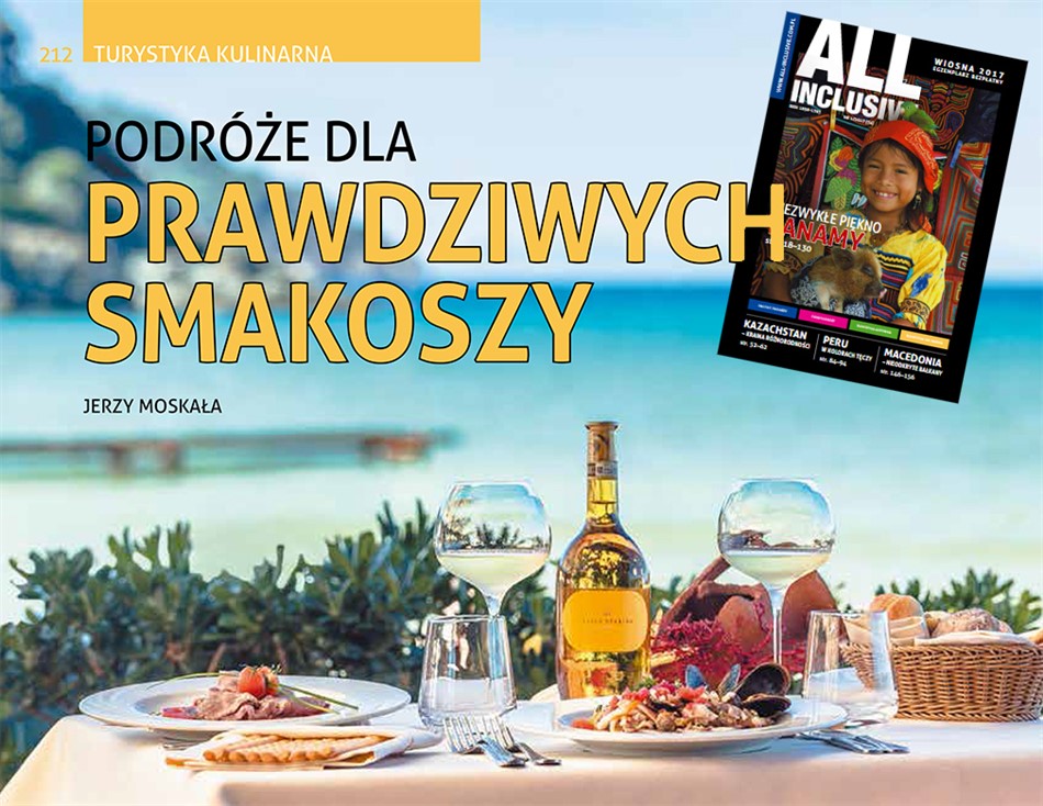 ELBAnewsLETTER - I PIATTI DELLA CUCINA ELBANA SULLA RIVISTA 'ALL INCLUSIVE'