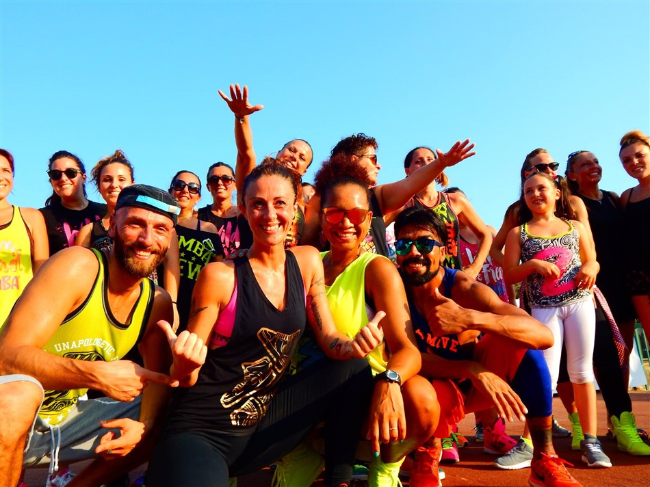 GREAT SUCCESS for the eagerly awaited 1st ZUMBA Super Masterclass on the Island of Elba
