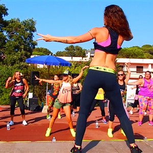 GREAT SUCCESS for the eagerly awaited 1st ZUMBA Super Masterclass on the Island of Elba