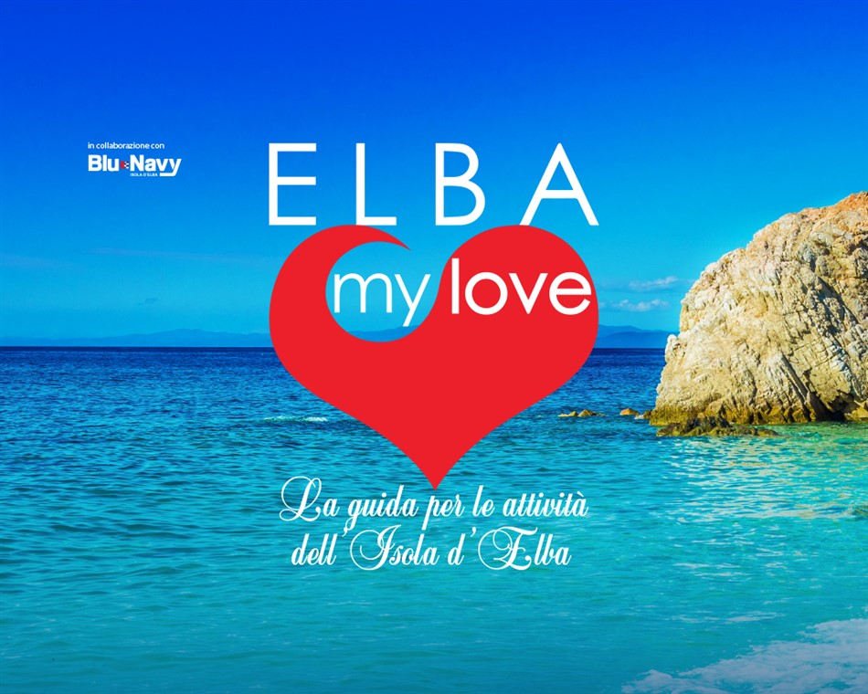ON BLUE NAVY's ferry  you find ELBAMYLOVE: THE GUIDE  OF ELBA'S ACTIVITIES