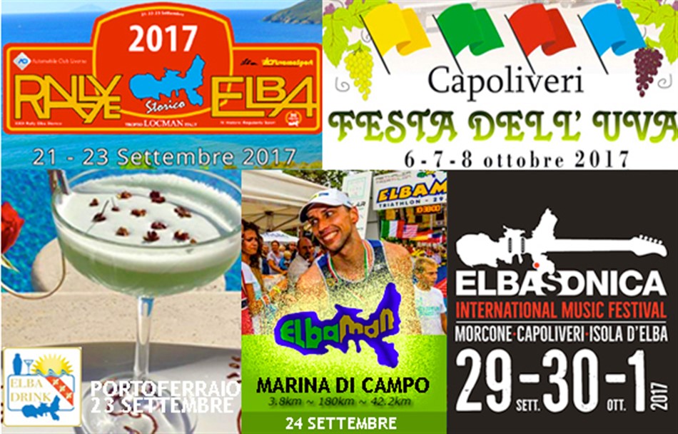 ELBAnewsLETTER: On Elba Island SEPTEMBER and OCTOBER rich in appointments!