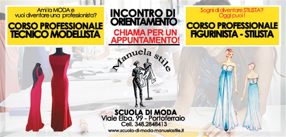 ALL'ELBA I CORSI PROFESSIONALI DI MODA DI SITAM
