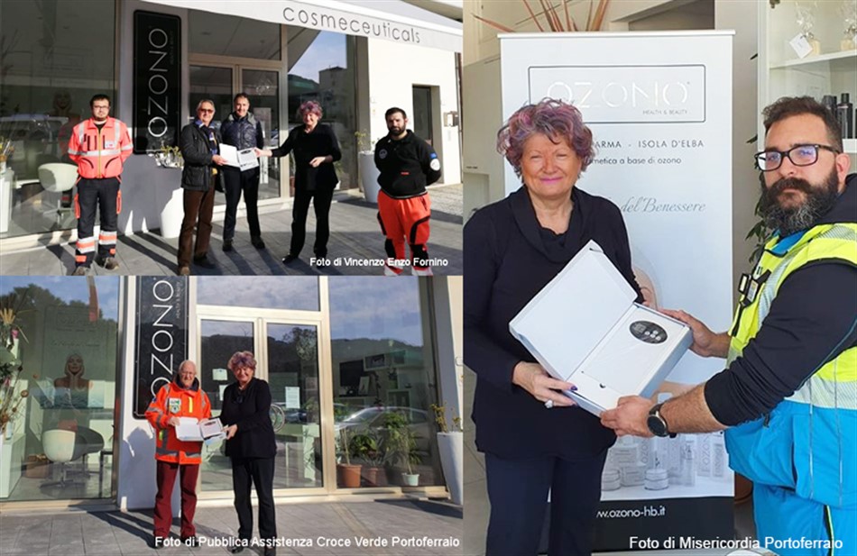 IGIENE SERVICE donates appliances to sanitize the ambulances on the Island of Elba with ozone.