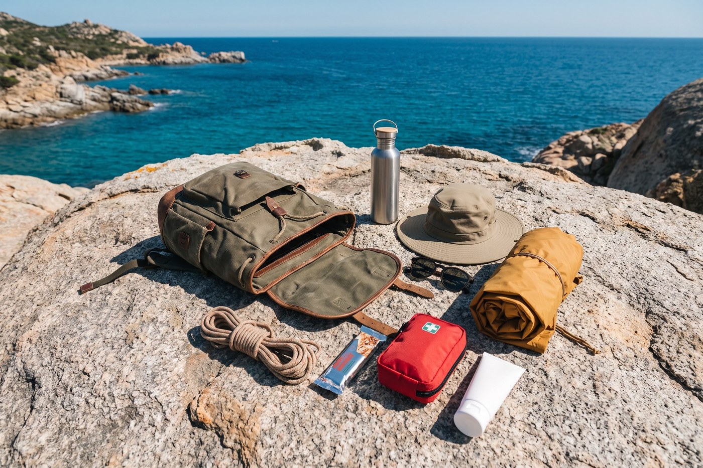 What to pack for a hike on Elba Island